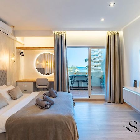 Seaview Beachfront Studio With Aqua Park & Balcony Benalmádena Zewnętrze zdjęcie