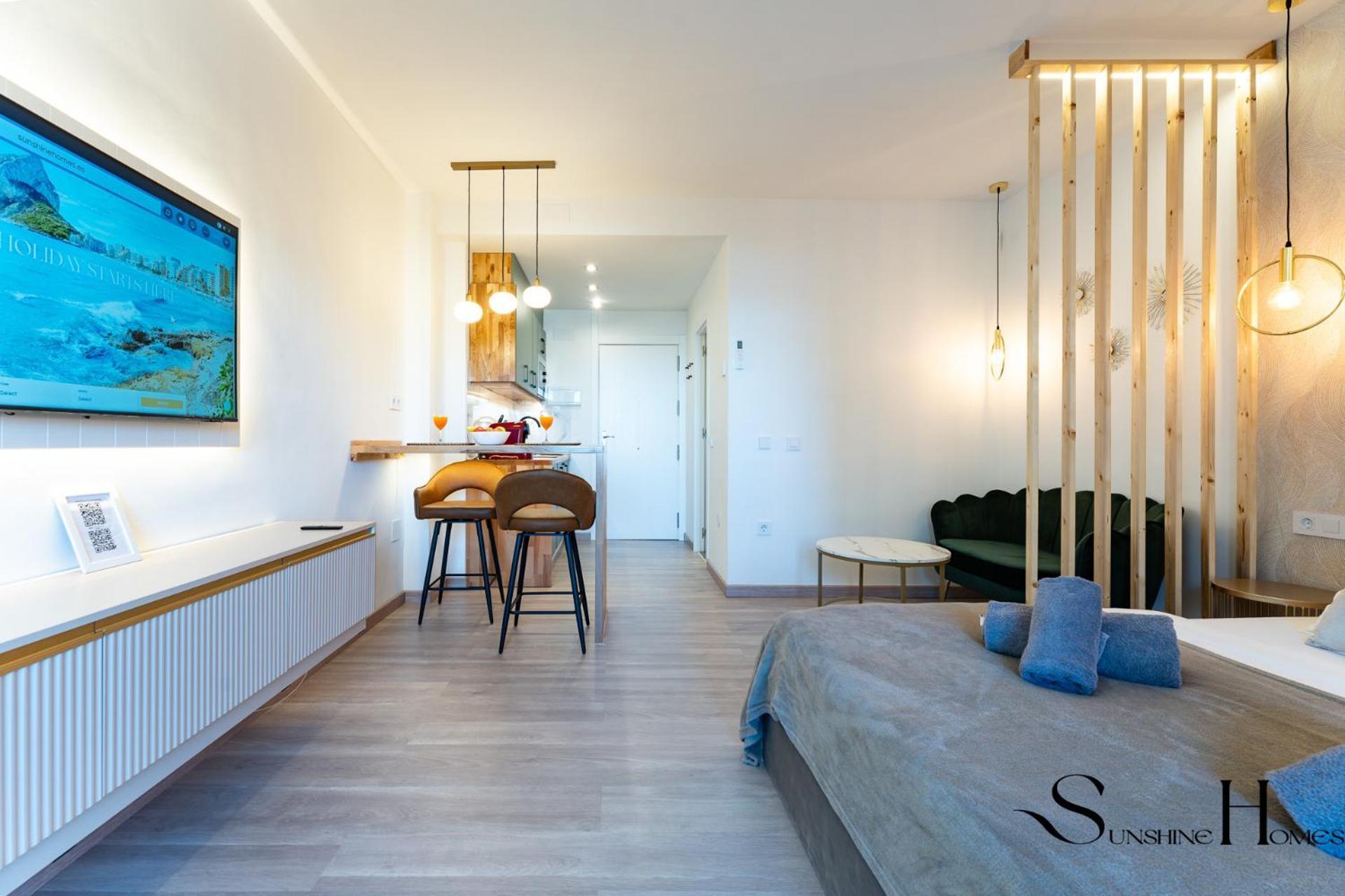 Seaview Beachfront Studio With Aqua Park & Balcony Benalmádena Zewnętrze zdjęcie