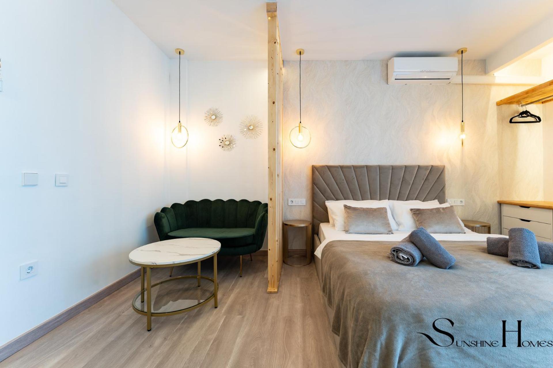 Seaview Beachfront Studio With Aqua Park & Balcony Benalmádena Zewnętrze zdjęcie